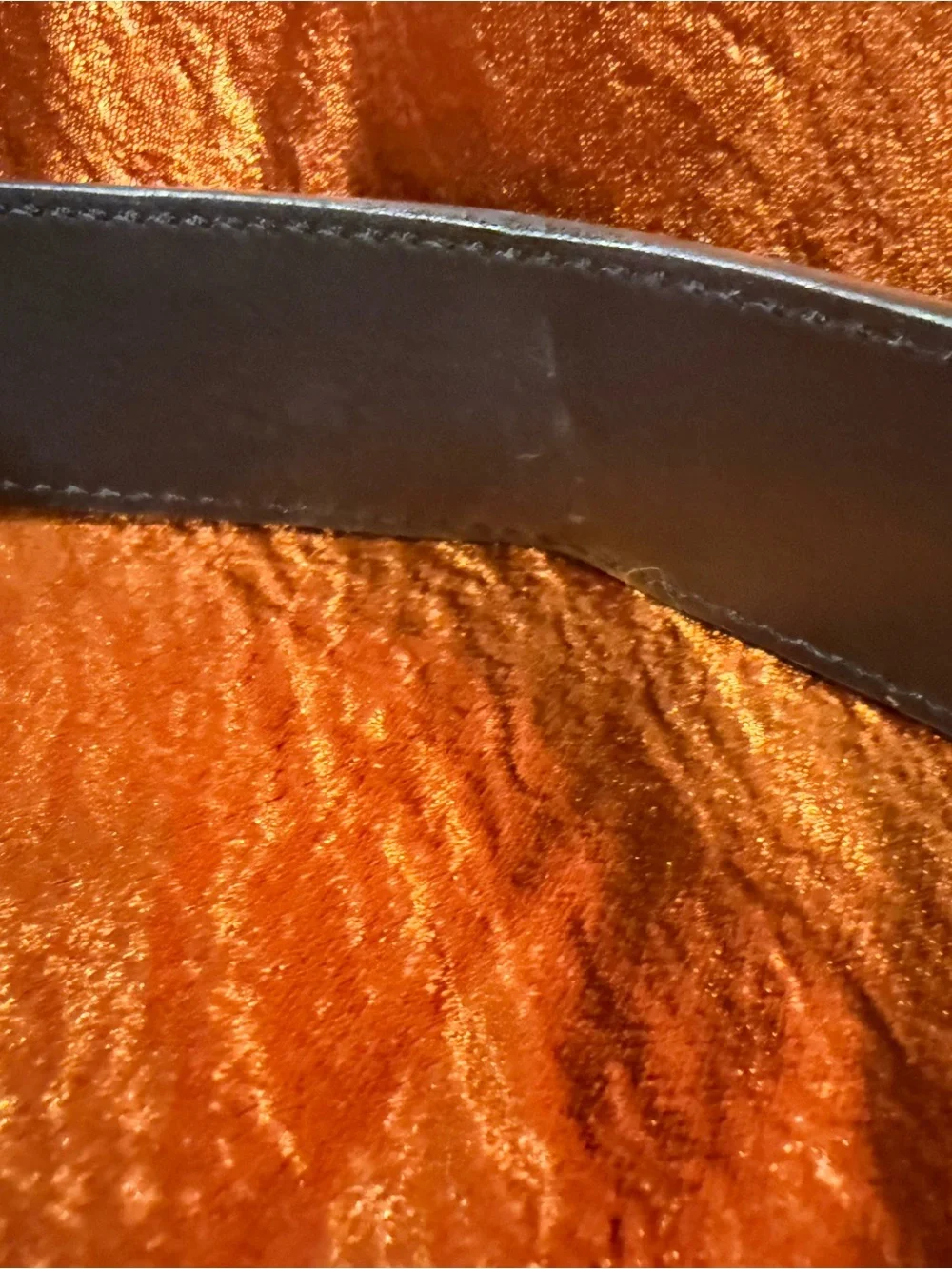 Silver buckle Gucci Belt